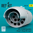 LRF-4 rocket launchers (4 pcs) (Mirage F.1, Mirage 2000, Jaguar) (3D Printed) Scale 1:32 ResKit RS32-0531