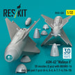 AGM-62 Walleye II ER missiles (2 pcs) with AN/AWG-16 data link pod (1 pcs) (A-4, A-6, A-7, F-4, F/A-18) (3D Printed) Scale 1:32 ResKit RS32-0533