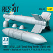 GBU-15(V)21, 22/B Small Wing bombs (2 pcs) with AN/AXQ-14 data link pod (1 pcs) (F-4, F-15E, F-16I, F-111, B-52) (3D Printed) Scale 1:32 ResKit RS32-0539