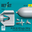 AN-M65 (AN-M59) bombs (1000 lbs) for all USAF & RAF of WW2 & Korean War (2 pcs) (3D Printed) Scale 1:32 ResKit RS32-0547