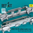 MBD3-U6-68 multiple bombs racks (2 pcs) (Su-17, Su-24, Su-27, Su-30) (3D Printed) Scale 1:32 ResKit RS32-0556