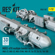 MBD2-67U multiple bombs racks (2 pcs) (MiG-21, MiG-23, MiG-27(М), MiG-29, Su-25, Su-24, Yak-38) (3D Printed) Scale 1:32 ResKit RS32-0557