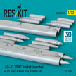LAU-33 ZUNI rocket launcher for US Army & Navy (2 pcs) (F-4, F-8, OV-10) (3D Printed) Scale 1:32 ResKit RS32-0599