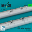 B-13L Rocket Launchers (2 pcs) (Mi-8/24) (3D Printed) Scale 1:35 ResKit RS35-0025 for Helicopters Model Kit