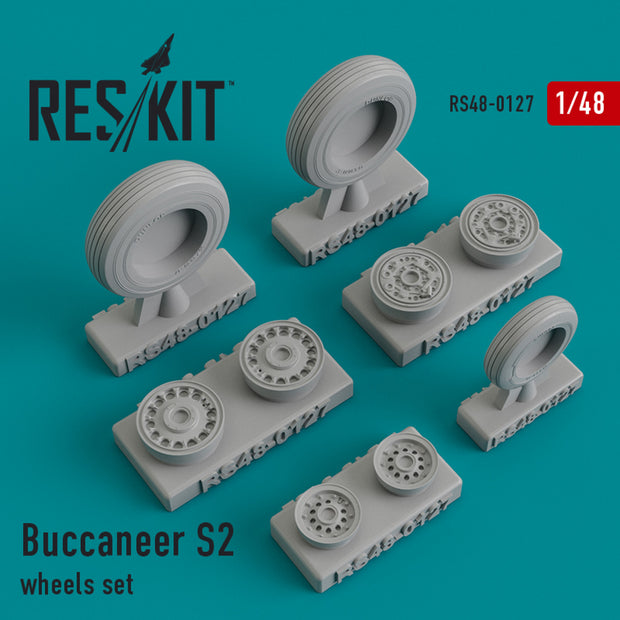 Buccaneer S2 Wheels set Scale 1:48 ResKit RS48-0127 for Aircraft Model Kit