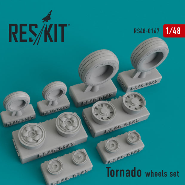 Tornado Wheels set Scale 1:48 ResKit RS48-0167 for Aircraft Model Kit