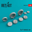 Sukhoi Su-9 Wheels set Scale 1:48 ResKit RS48-0245 for Aircraft Model Kit