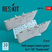Multi weapon Inboard Pylons for Republic F-105 Thunderchief (2 pcs) (3D Printing) Scale 1:48 ResKit RS48-0425 for Aircraft Model Kit