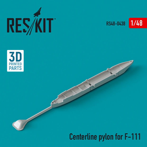 Centerline Pylon for F-111 (3D Printing) Scale 1:48 ResKit RS48-0438 for Aircraft Model Kit