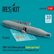 SUU-16A 20mm gun pod (open gun bay) with centerline Pylon for McDonnell Douglas F-4 Phantom II (C,D) (1 pcs) (3D Printed) Scale 1:48 ResKit RS48-0470 for Aircraft Model Kit