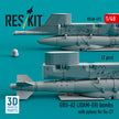 GBU-62 (JDAM-ER) Bombs with Pylons for Sukhoi Su-27 Flanker (2 pcs) (3D Printed) Scale 1:48 ResKit RS48-0492 for Aircraft Model Kit
