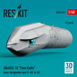 AN/AVQ-10 Pave Knife laser designation pod (1 pcs) (F-4D, A-6A) (3D Printed) Scale 1:48 ResKit RS48-0522