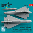 AGM-62 Walleye II ER missiles (2 pcs) with AN/AWG-16 data link pod (1 pcs) (A-4, A-6, A-7, F-4, F/A-18) (3D Printed) Scale 1:48 ResKit RS48-0533