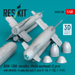 AGM-130A missiles (2 pcs) (Mk84 warhead) with AN/AXQ-14 data link pod (1 pcs) (F-16I, F-15E, F-111F) (3D Printed) Scale 1:48 ResKit RS48-0538
