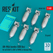 AN-M64 bombs (6 pcs) (500 lbs) for all USAF & RAF of WW2 (3D Printed) Scale 1:48 ResKit RS48-0545