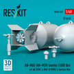 AN-M65 (AN-M59) bombs (2 pcs) (1000 lbs) for all USAF & RAF of WW2 (3D Printed) Scale 1:48 ResKit RS48-0547