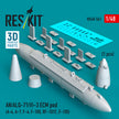 AN/ALQ-71(V)-3 ECM pod (A-4, A-7, F-4, F-100, RF-101C, F-105) (1pcs) (3D Printed) Scale 1:48 ResKit RS48-0561