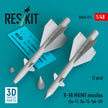 R-98 MR/MT missiles (2 pcs) (Su-11, Su-15, Yak-28) (3D Printed) Scale 1:48 ResKit RS48-0574