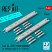 LAU-33 ZUNI rocket launcher for US Army & Navy (2 pcs) (F-4, F-8, OV-10) (3D Printed) Scale 1:48 ResKit RS48-0599