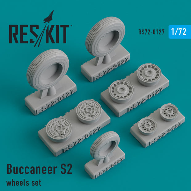 Buccaneer S2 Wheels set Scale 1:72 ResKit RS72-0127 for Aircraft Model Kit