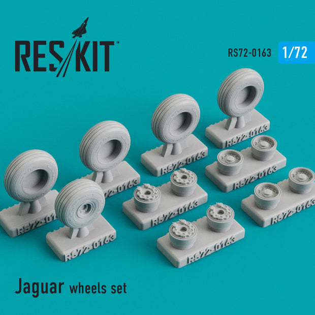 Sepecat Jaguar Wheels set Scale 1:72 ResKit RS72-0163 for Aircraft Model Kit