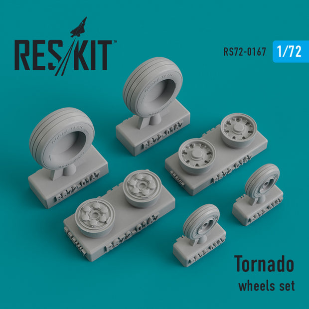 Tornado Wheels set Scale 1:72 ResKit RS72-0167 for Aircraft Model Kit
