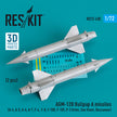 AGM-12B Bullpup A Missiles (2 pcs) (A-4, A-5, A-6, A-7, F-4, F-8, F-100, F-105, P-3 Orion, Sea Vixen, Buccaneer) (3D Printed) Scale 1:72 ResKit RS72-0430