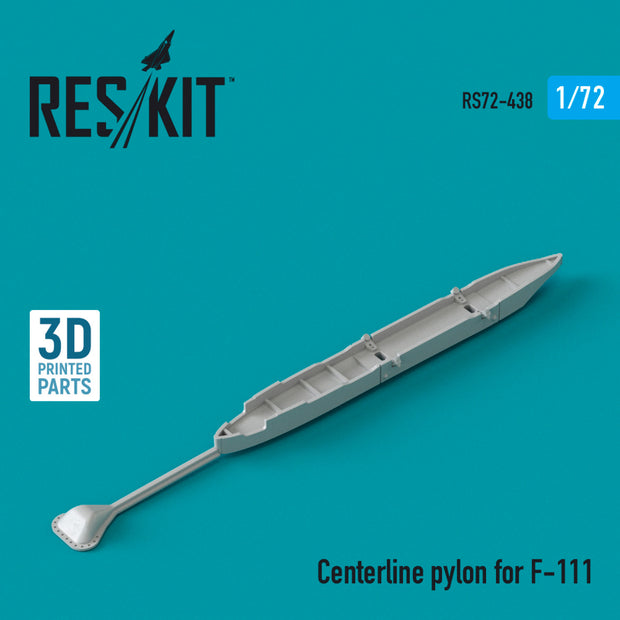 Centerline Pylon for F-111 (3D Printing) Scale 1:72 ResKit RS72-0438 for Aircraft Model Kit