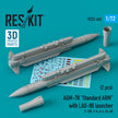 AGM-78 Standard ARM with LAU-80 launcher (2 pcs) (F-105,F-4,A-6,EA-6B) Scale 1:72 ResKit RS72-0445