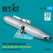 SUU-16A 20mm gun pod (open gun bay) with centerline Pylon for McDonnell Douglas F-4 Phantom II (C,D) (1 pcs) (3D Printed) Scale 1:72 ResKit RS72-0470