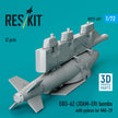 GBU-62 (JDAM-ER) Bombs with Pylons for MiG-29 Fulcrum (2 pcs) (3D Printed) Scale 1:72 ResKit RS72-0491 for Aircraft Model Kit