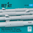 Matra Durandal (BLU-107) bombs (4 pcs) (F-15E, F-16, F-111E, Tornado, Mirage 2000) (3D Printed) Scale 1:72 ResKit RS72-0507