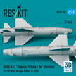 AGM-142 Popeye 2/Have Lite Missiles (2 pcs) (F-16I, Kfir, Mirage 2000C, B-52H) (3D Printed) Scale 1:72 ResKit RS72-0518 for Aircraft Model Kit