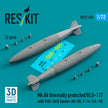 Mk,84 Thermally Protected/BLU-117 with BSU-36/B Bombs (2 pcs) (AV-8B, F-14, F/A-18) (3D Printed) Scale 1:72 ResKit RS72-0525 for Aircraft Model Kit
