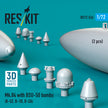 Mk,84 with BSU-50 Bombs (2 pcs) (B-52, B-1B, B-2A) (3D Printed) Scale 1:72 ResKit RS72-0526 for Aircraft Model Kit