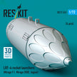 LRF-4 rocket launchers (4 pcs) (Mirage F.1, Mirage 2000, Jaguar) (3D Printed) Scale 1:72 ResKit RS72-0531