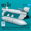 GBU-15(V)21,22/B Small Wing bombs (2 pcs) with AN/AXQ-14 data link pod (1 pcs) (F-4, F-15E, F-16I, F-111, B-52) (3D Printed) Scale 1:72 ResKit RS72-0539