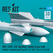 GBU-15(V)1,2/B Big Wing bombs (2 pcs) with AN/AXQ-14 data link pod (1 pcs) (F-4, F-15E, F-16I, F-111, B-52) (3D Printed) Scale 1:72 ResKit RS72-0540