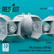 MK.36 external stores (1000 lbs) for all US NAVY & RAF of WW2 (2 pcs) (3D Printed) Scale 1:72 ResKit RS72-0548 | Unassembled Plastic Display Model