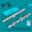 MBD2-67U multiple bombs racks (2 pcs) (MiG-21, MiG-23, MiG-27(М), MiG-29, Su-25, Su-24, Yak-38) (3D Printed) Scale 1:72 ResKit RS72-0557