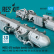 MBD2-67U multiple bombs racks (2 pcs) (MiG-21, MiG-23, MiG-27(М), MiG-29, Su-25, Su-24, Yak-38) (3D Printed) Scale 1:72 ResKit RS72-0557