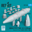 AN/ALQ-71(V)-2 (QRC-161-1) ECM pod (1pcs) (A-4, A-7, F-4, F-100, RF-101C, F-105) (3D Printed) Scale 1:72 ResKit RS72-0560