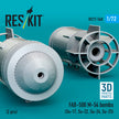FAB-500 M-54 bombs (2 pcs) (Su-17, Su-22, Su-24, Su-25) (3D Printed) Scale 1:72 ResKit RS72-0568