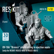 North American OV-10A Bronco Pilots Sitting in Ejection Seats (2 pcs) (only for RESKIT RSU32-0060 & RSU32-0061) (3D Printed) Scale 1:32 ResKit RSF32-0078 for Aircraft Model Kit