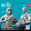 Sikorsky CH-53E Super Stallion, MH-53E Sea Dragon pilots (in a standing position - type 1) (2 pcs) (3D Printed) Scale 1:48 ResKit RSF48-0080