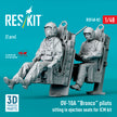 North American OV-10A Bronco Pilots Sitting in Ejection Seats for ICM kit (2 pcs) (3D Printed) Scale 1:48 ResKit RSF48-0082 for Aircraft Model Kit