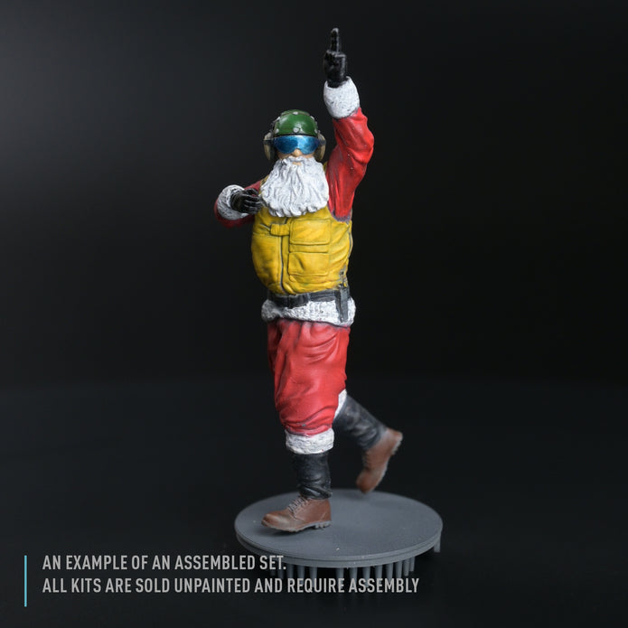 Yellow jersey Santa Aircraft Handling Officer (1 pcs) (3D Printed) Scale 1:72 ResKit RSF72-0024 for Figurines for Aircraft / Helicopters Model Kit