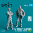 OV-10A Bronco male pilots (in a standing position - type 1) (2 pcs) (3D Printed) Scale 1:72 ResKit RSF72-0033 for Figurines for Aircraft Model Kit
