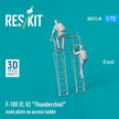 Republic F-105 (F, G) Thunderchief male pilots on Access Ladder (2 pcs) (3D Printed) Scale 1:72 ResKit RSF72-0059 for Figurines for Aircraft Model Kit