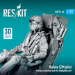 Rafale C/M pilot sitting in ejection seat for HobbyBoss kit (1 pcs) (3D Printed) Scale 1:72 ResKit RSF72-0060